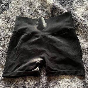 Women's Black High-Waisted Shorts